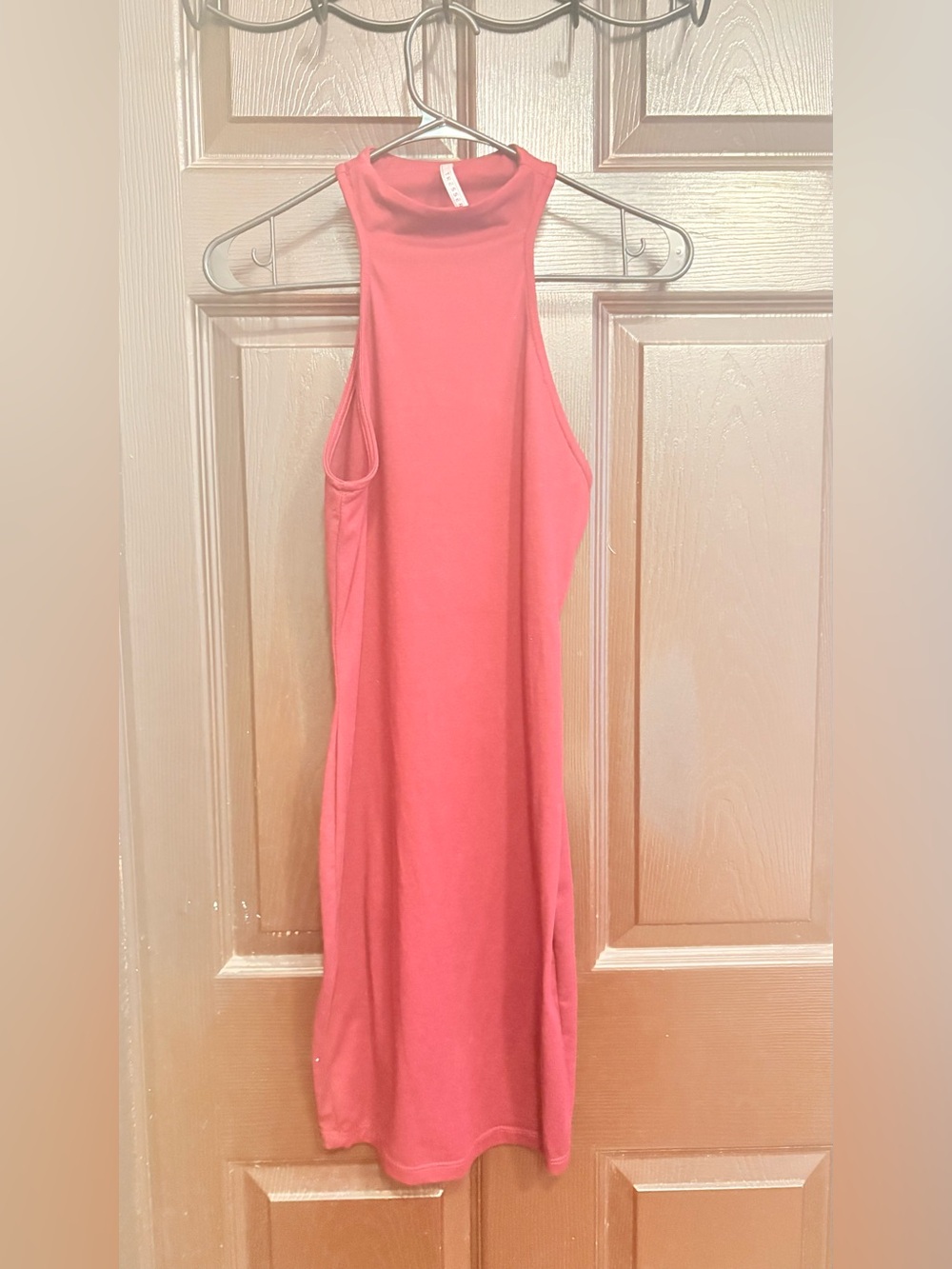 Sleeveless Mock Neck Bodycon Dress